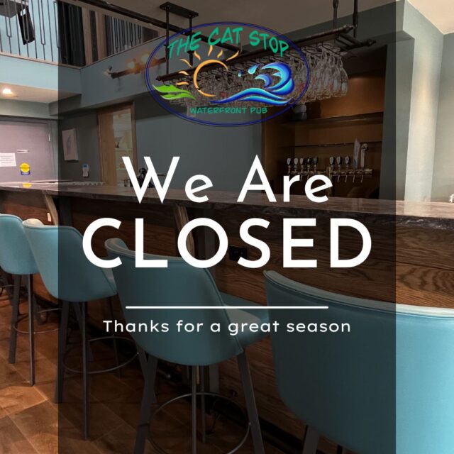 That’s a wrap on another incredible season at The Cat Stop Waterfront Pub! 💙
To our staff — you’re the heartbeat of this place.
To our customers — you’re the soul.
Thank you for making 2025 unforgettable.
See you back by the water in 2026! 🌅🍻🐾
#ThankYou #CatStopFamily #WaterfrontCheers #BestKindHospitality #NLTourism